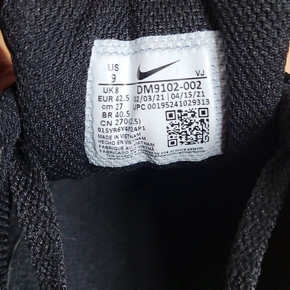 Nike Air Max 90 Black Reflective Silver Iron Grey Mens Running Shoe DM9102-002 - Picture 10 of 12